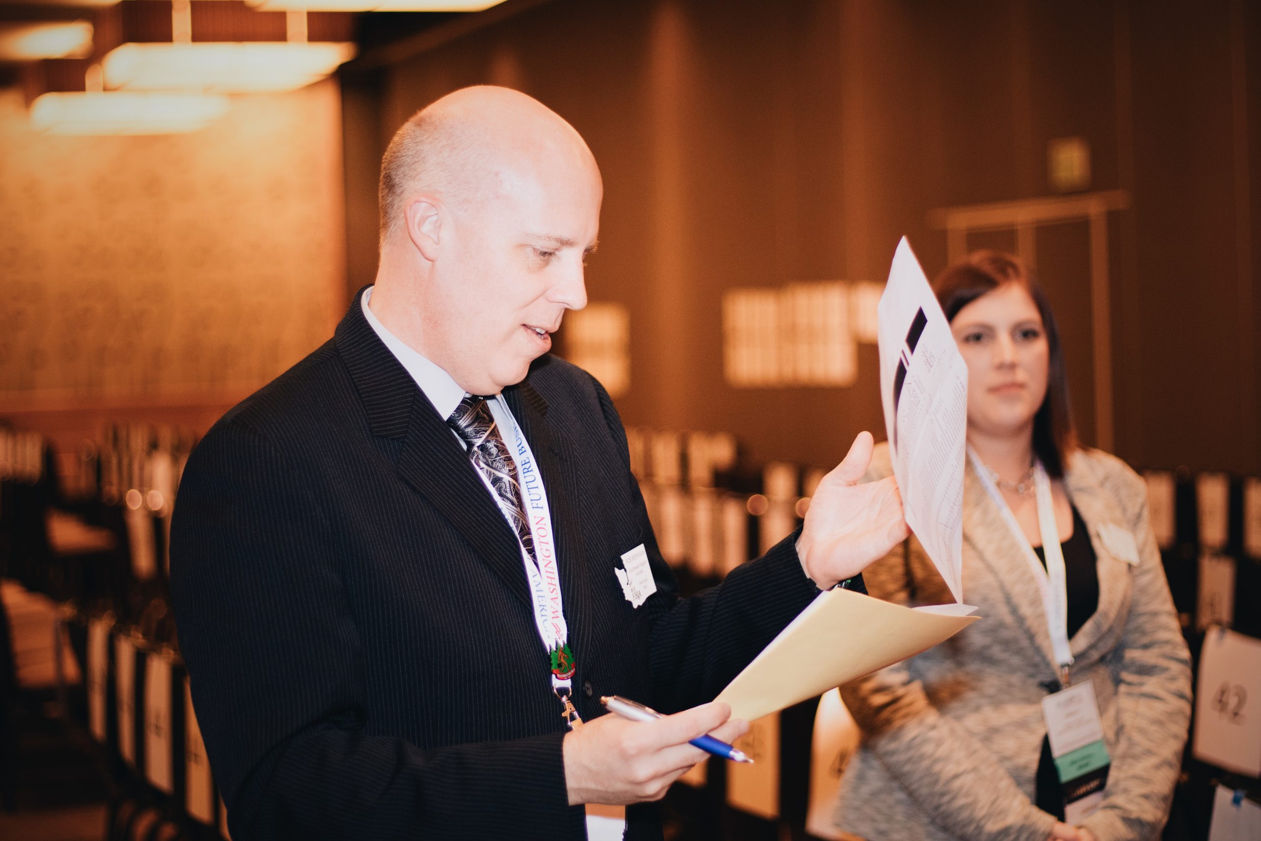 Helping at Washington FBLA Conferences Helping at Washington FBLA Conferences